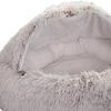 Cat Bed Plush Hooded Cave for Indoor Cats or Small Dog Beds, Doughnut Calm