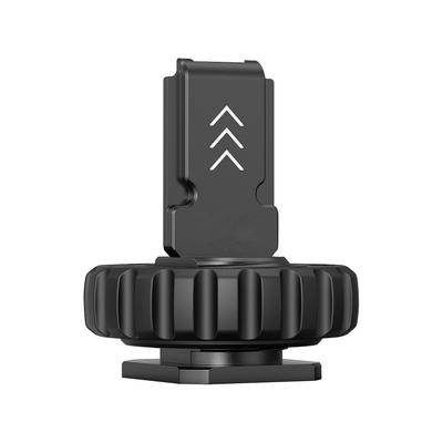 MC 02 Aluminiumlegierung Kaltfußhalterung für DJI Mic 2 Kompatibilität Passt auf Kamera-Blitzschuhmontage