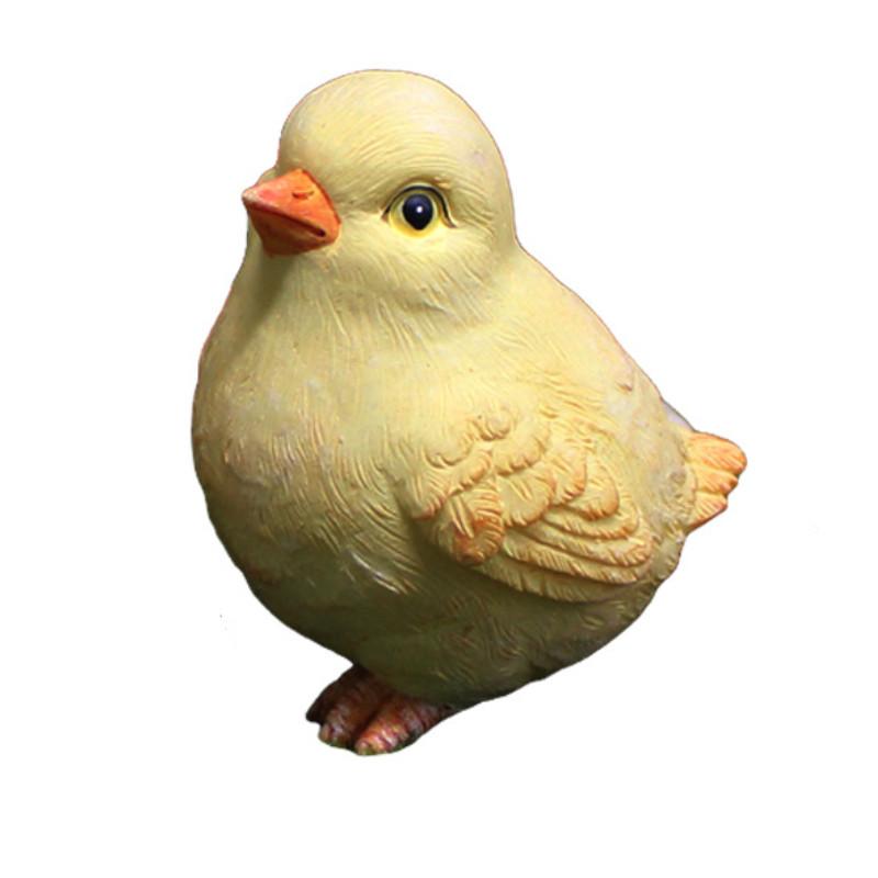 Resin Decor Animal With Chick Design For Garden Micro Landscape Patio Ornament
