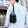 Unisex PU Leather Sling Bag – Compact Crossbody Chest Pack for Travel, Commute & Light Outdoor Use