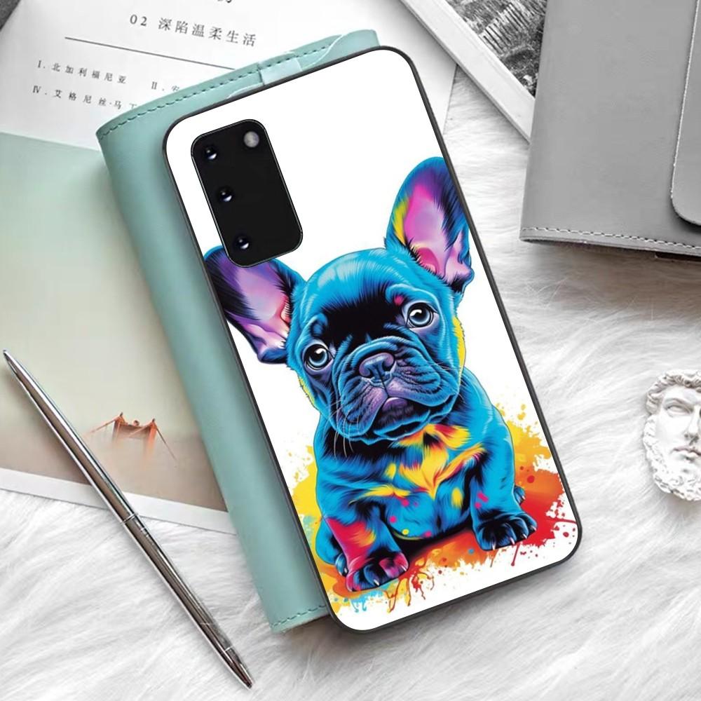 French Bulldog Dog Pug Phone Case Silicone PC+TPU For Samsung S10 20 30 22 23 24 Plus Lite Ultra Cover