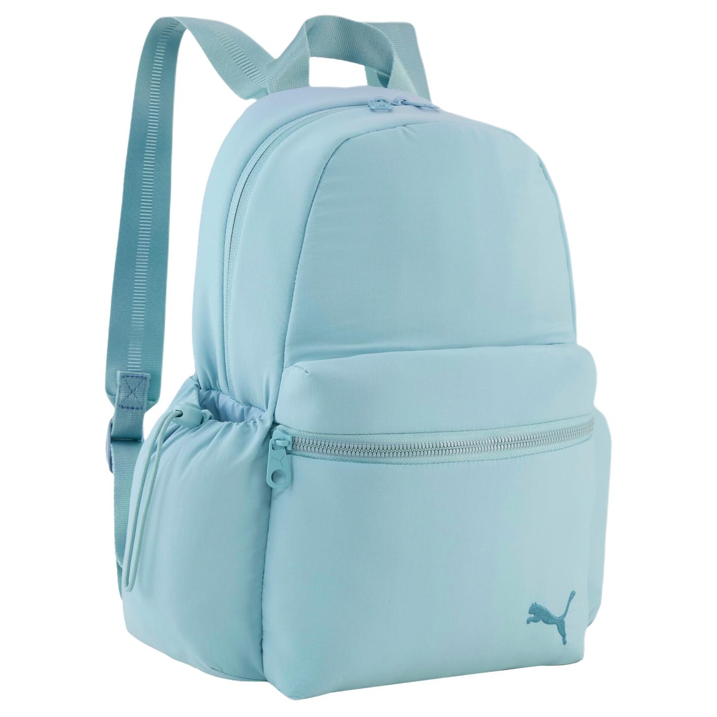 Puma Her 10L Zipper Multi-Layer Storage Fabric Backpack Small Women backpack Seafoam-Blue 09270505 Sea Foam Blue