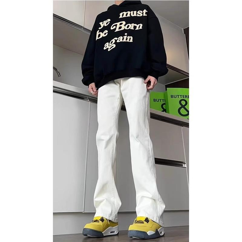 Retro Flare Jeans voor Dames In Zomer Nieuw Recht Los Design Niche Casual Broek