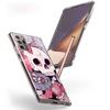 Pink Cat Skull Sorceress Witch Phone Case For Samsung Galaxy S24 S25 Edge S26 Ultra S23 S22 S21 Plus S20 FE + Personalized Print