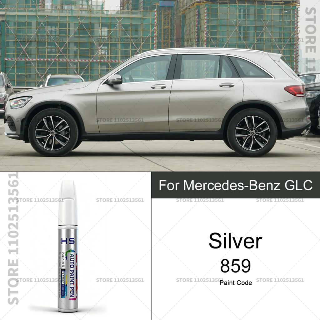 Car Paint Repair Pen For Mercedes-Benz GLC Touch Up Scratch Remover DIY Auto Accessories Gray 7992 White 149 Blue 896 Red 3996