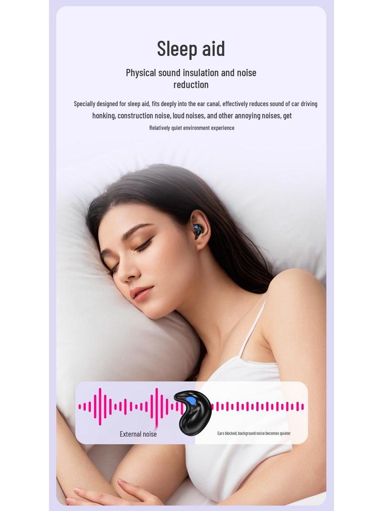 LY9 Wireless Bluetooth Sleep Headphones with Remote for E-book Page Turning, Selfies, and Video Recording