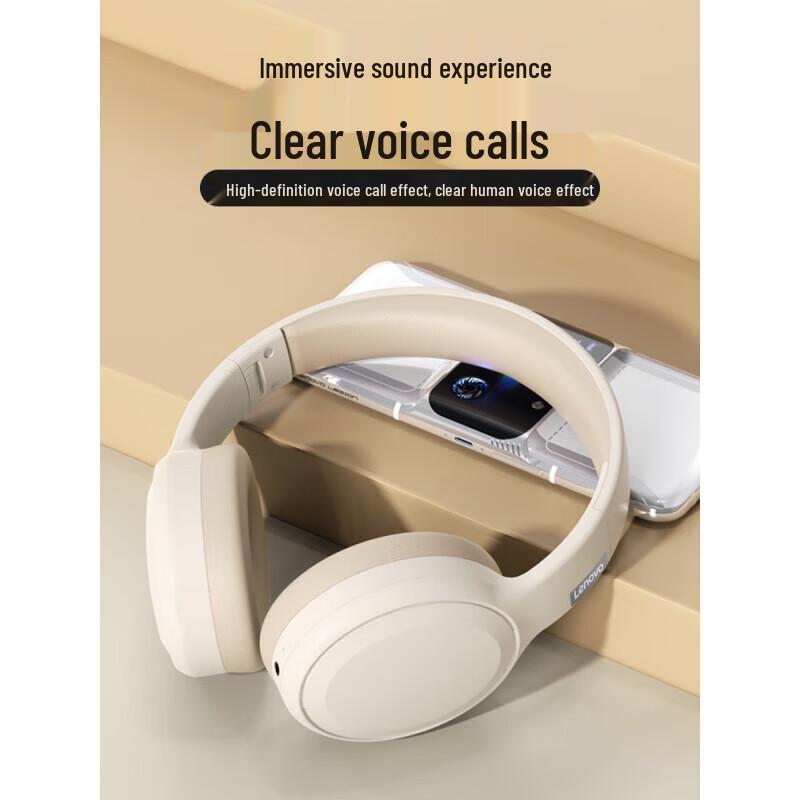 Lenovo TH30 Wireless On-Ear Headphones