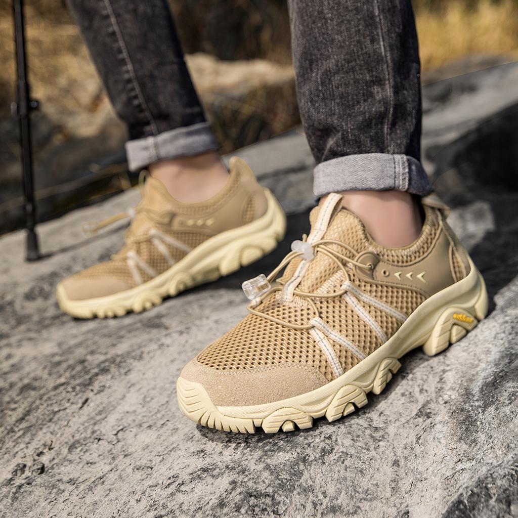 Male Breathable Non Slip Hiking Shoes New Sport Shoes Men's Women's Summer Running Shoes Lightweight Jogging Trekking Sneakers