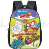 New Super Zings Kindergarten Bag Cartoon Game Superzings Backpack for Boys Girls Children School Bags Kids Daily Bookbag Mochila