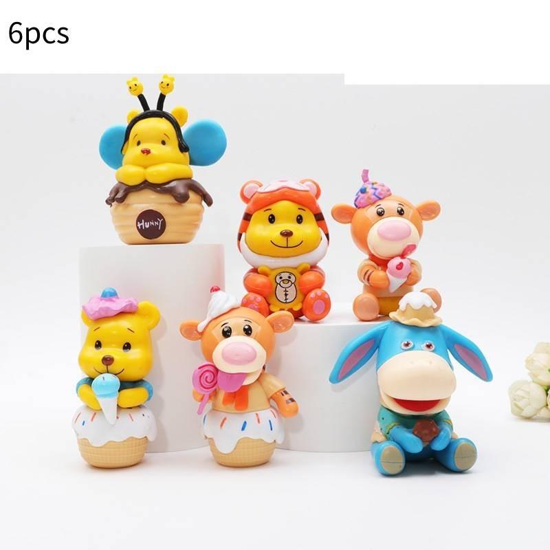 

Cute 4th Generation Winnie The Pooh Tigger Piglet Eeyore Toy Figure Doll 8cm Plastic/plastic Anime Character Other