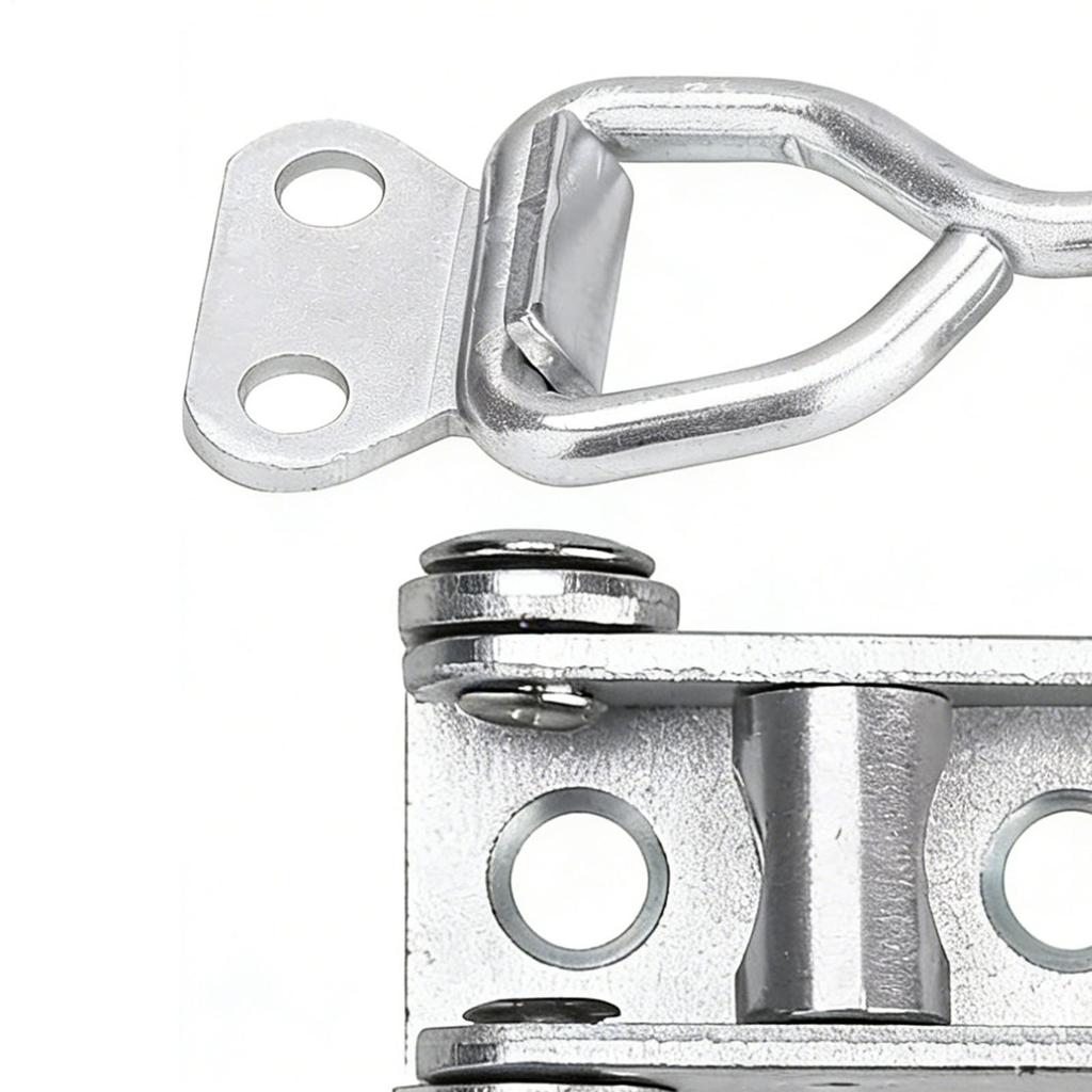 Draw Latch 10-Piece Heavy Duty Woodworking Tools Over Center Latch Replacement For Door Cabinet Lid Box Drawer Freezer Grill