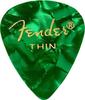 Fender 8 Pieces Teardrop Thin Guitar Picks Assorted Colors