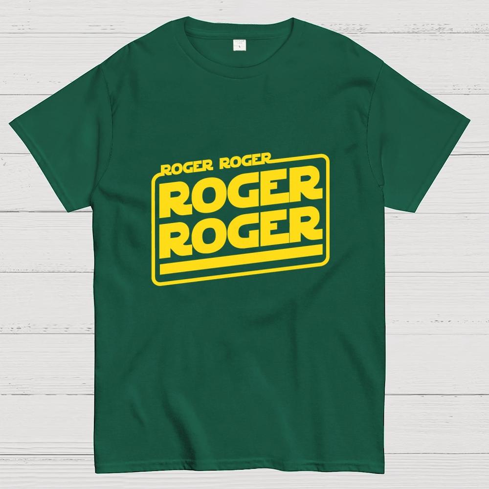 Roger Roger Cotton Casual Cool Loose T-Shirt