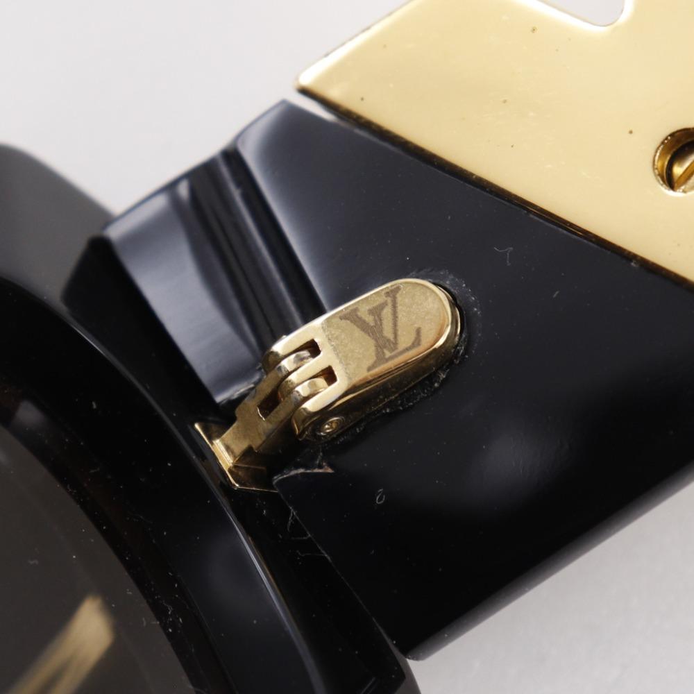 Louis Vuitton My Fair Lady Sunglasses Z1113E 9D3 Leopard Essential V Brown / Black Plastic Leopard Women Used