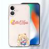 Case for iPhone 17 Pro Max 12 Mini XR XS Max 16 Air 13 Pro 14 Plus 7 8 15 11 Soft Phone Cover Cartoon Sailor Moon