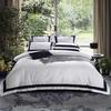 WTEMPO Home Textile Bedding Simple Fresh Air Cotton Set Of 4pcs Bed Linings Duvet Cover Set Bed