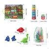 Dinosaur Learning Toy Double Sided Matching Game Travel Birthday Gift Outdoor Preschool