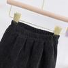 Very Fishy Girls' Winter Ribbed Wide-Leg Trousers (WE592): Thickened for Warmth