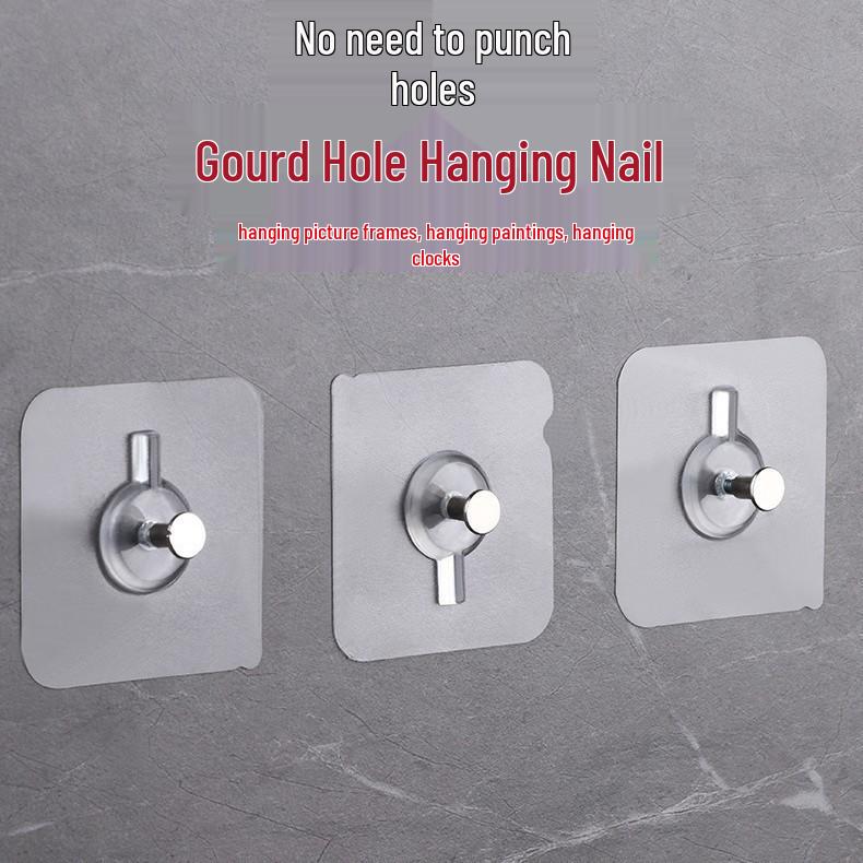 Wedding Photo Invisible Wall Hook - No-Punch Strong Adhesive Seamless Nail
