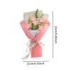 Crochet Flower Bouquet for Home Decor Handmade Knitted Bouquet for Photography Props Anniversary Wedding Ceremony Mother Day