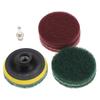 Tile Scrubber Metal Polishing Cleaning Pads Brushes Drill Attachment Cleaner Tool with Shaft