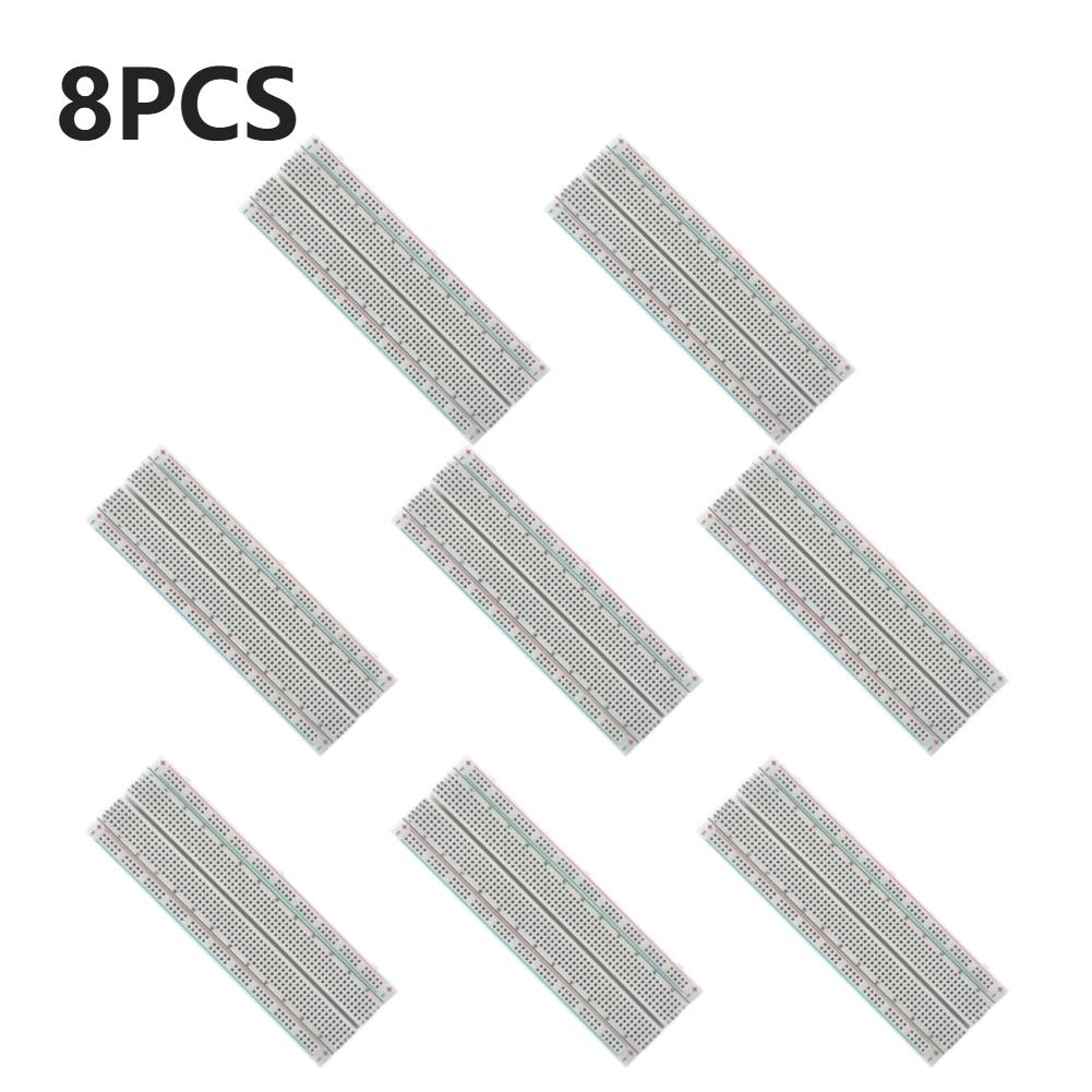 10/5/1PCS MB-102 Breadboard 830 Point Circuit Board DIY Solderless Spliceable Bread Board Universal Experiment Electronics Kit