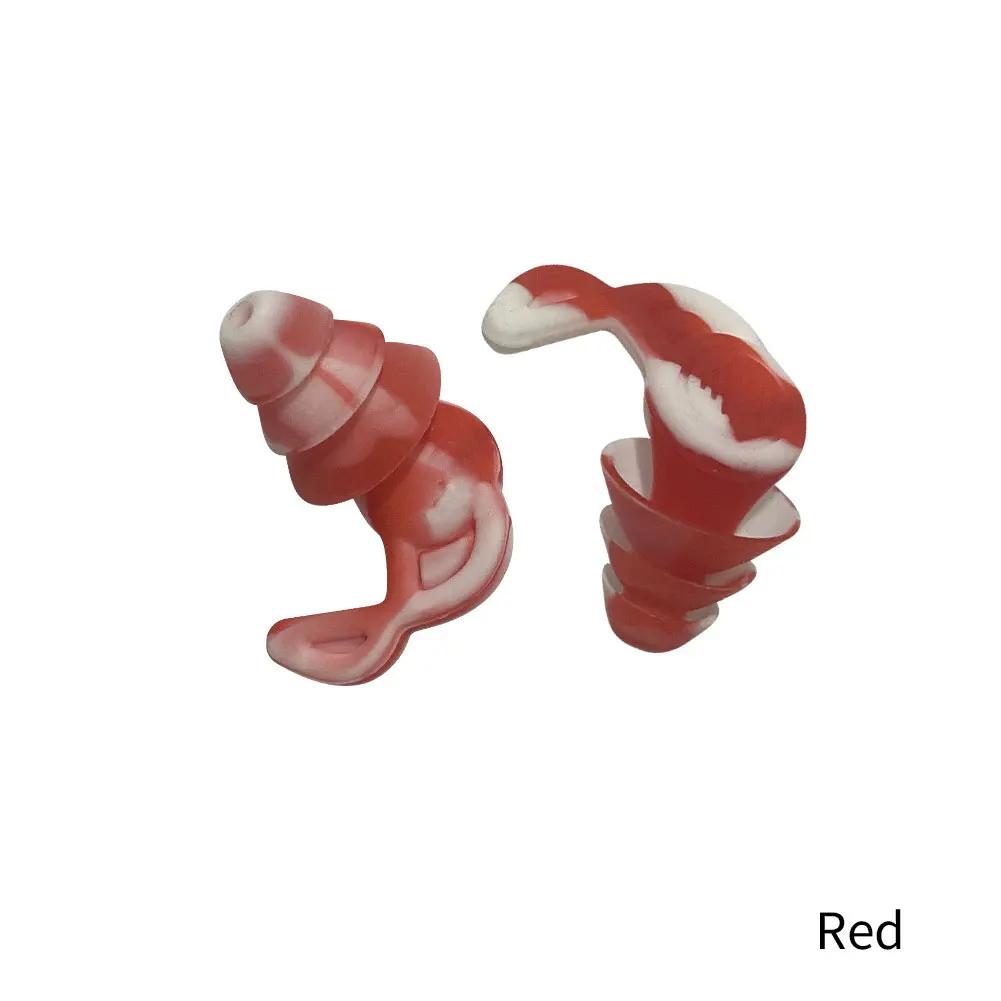 1Pair Soft Silicone Earplugs Noise Reduction Ear Plugs for Travel Study Sleep Waterproof Hear Safety Anti-noise Ear Protector