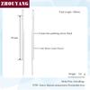 ZHOUYANG Chain Earring For Women Simple Style None Stone Rose Gold Color Ear Line Fashion Jewelry  ZYE236 ZYE237