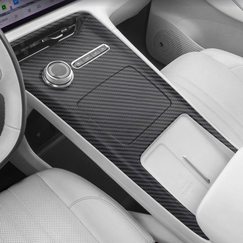 For Geely EX5 2025-Present LHD Car Carbon Interior Sticker Window Lifting Panel Decal Gear Door Protective Film Auto Accessory