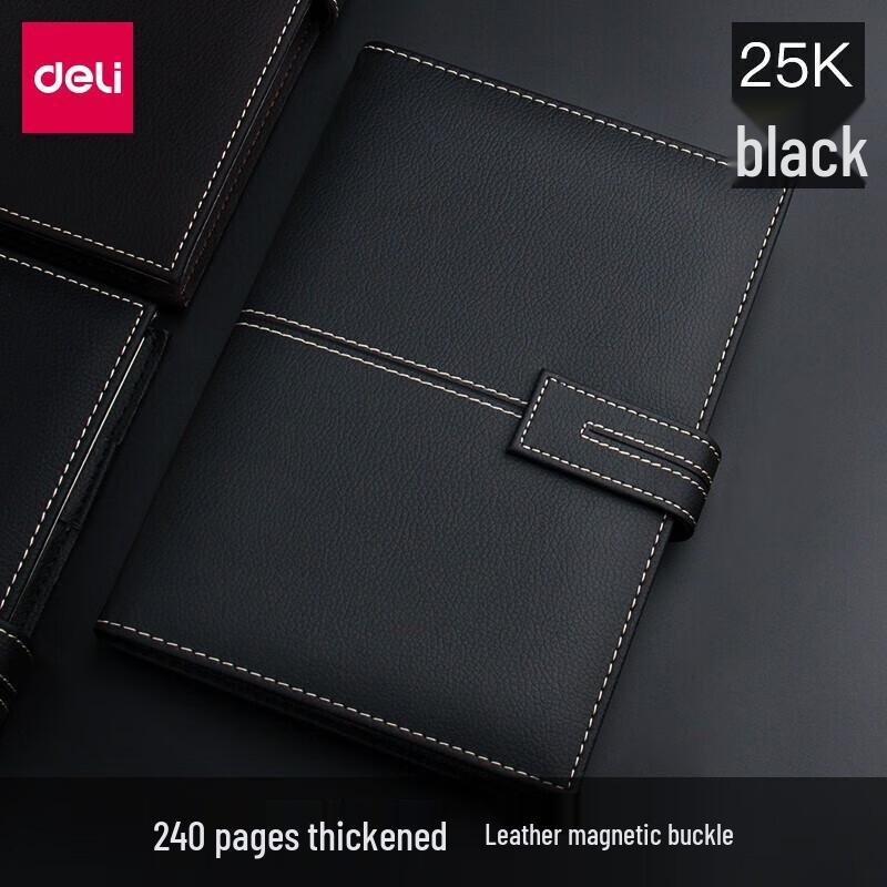 Deli 240-Page Thick Magnetic Clasp Business Notebook