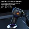 Type-C Super Fast Charging Extension 66W Multifunctional Mobile Phone Charging PD QC3.0 Car Charger Rear USB Interface