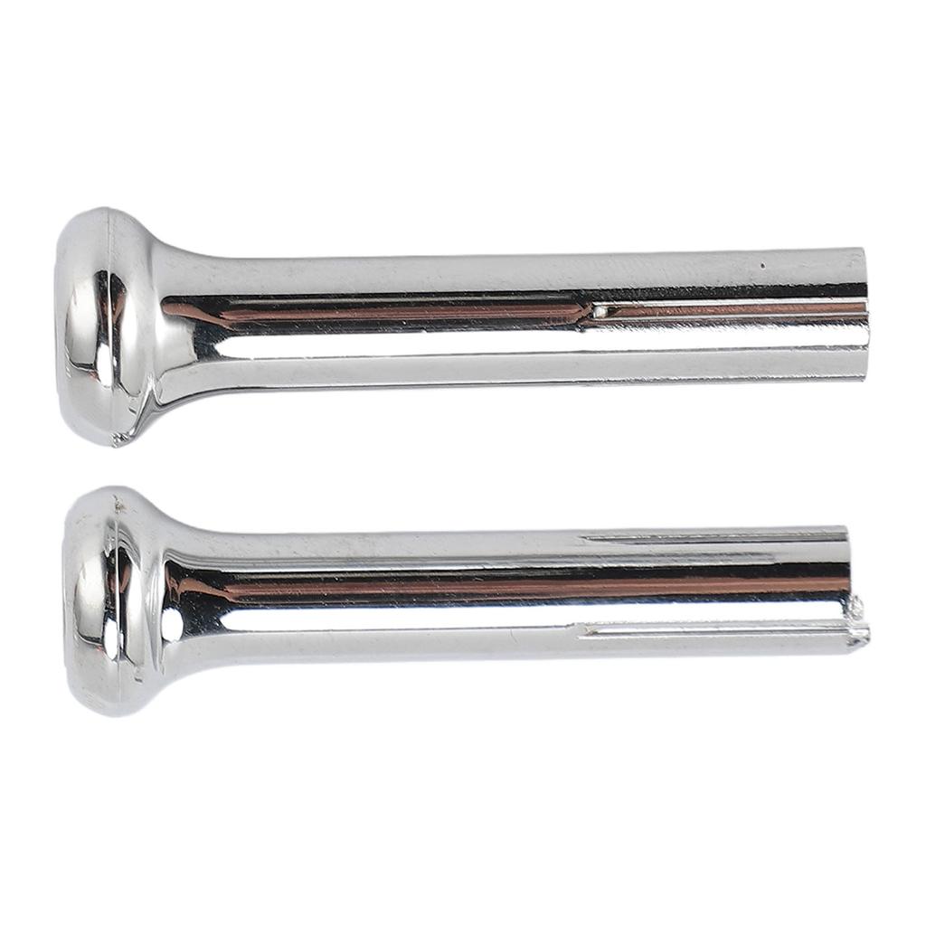2PCS Car Chrome Door Lock Knobs IN6728Z Anti Scratch Personalized Auto Inner Door Lock Knob Pull Pins for Vehicle