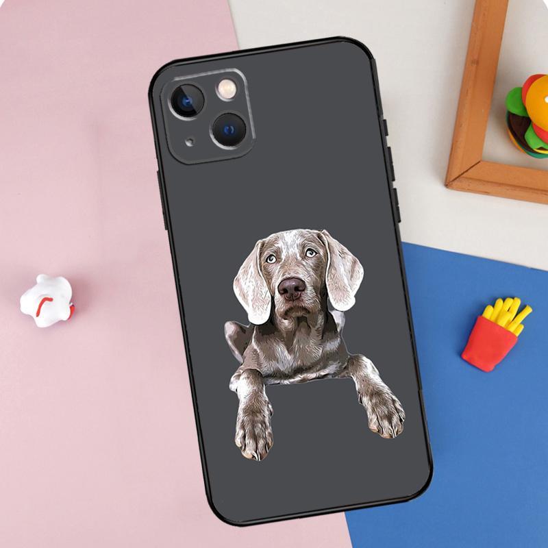 Weimaraner Dog Phone Case For iPhone 15 Pro Max 11 12 13 14 16 Pro Max Mini XR 16e 15 16 Plus Cover Shell