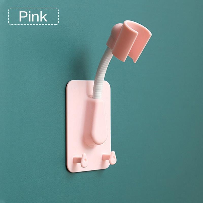 

1 шт., держатель для насадки для душа, ручной кронштейн для насадки для душа, регулируемая высота, съемный держатель для душа розовый