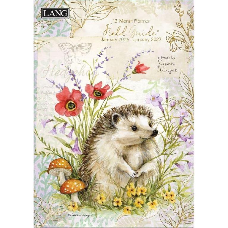 Lang, Field Guide 2026 Planner, 8.5'' X 12'', 12-Month Calendar with Case Binding