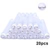 20pcs Empty Eyelash Brushes Tubes Reusable Eyelash Mascara Wand Container Sparkling  Lash Spoolies Combs Dust-proof Flask Case