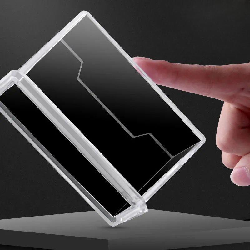 Visitenkartenständer Kreative Transparente Acrylkarten Aufbewahrungsbox Business Großraum-Kartenbox