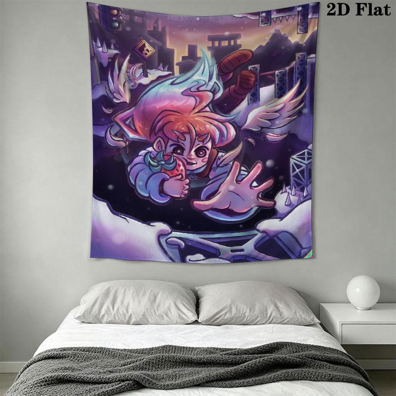 Celeste Dawn Wall Hanging Printed Fabric Blanket Decorative Tapestries for Bedroom Living Room Home Decor
