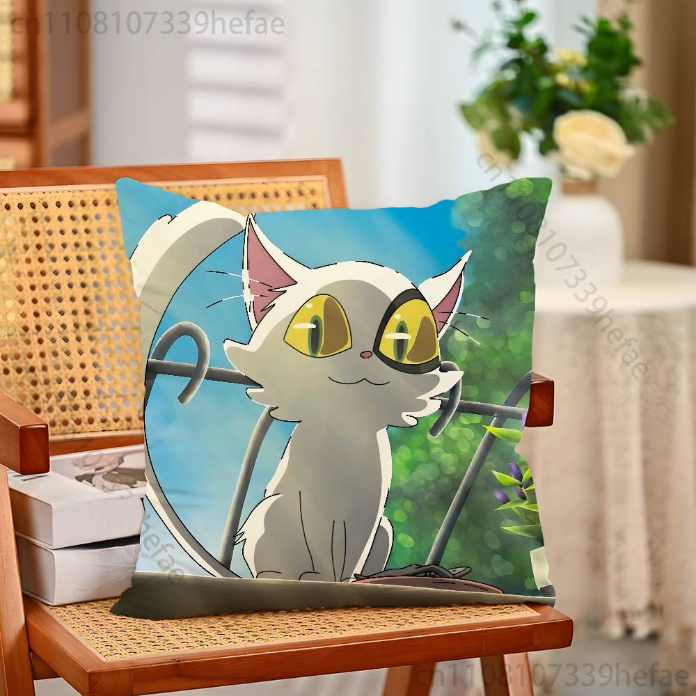 Suzume daijin Pillow Cases for Bedroom Living Room Sofa Home Decor Polyester Cushion Cover with Zipper