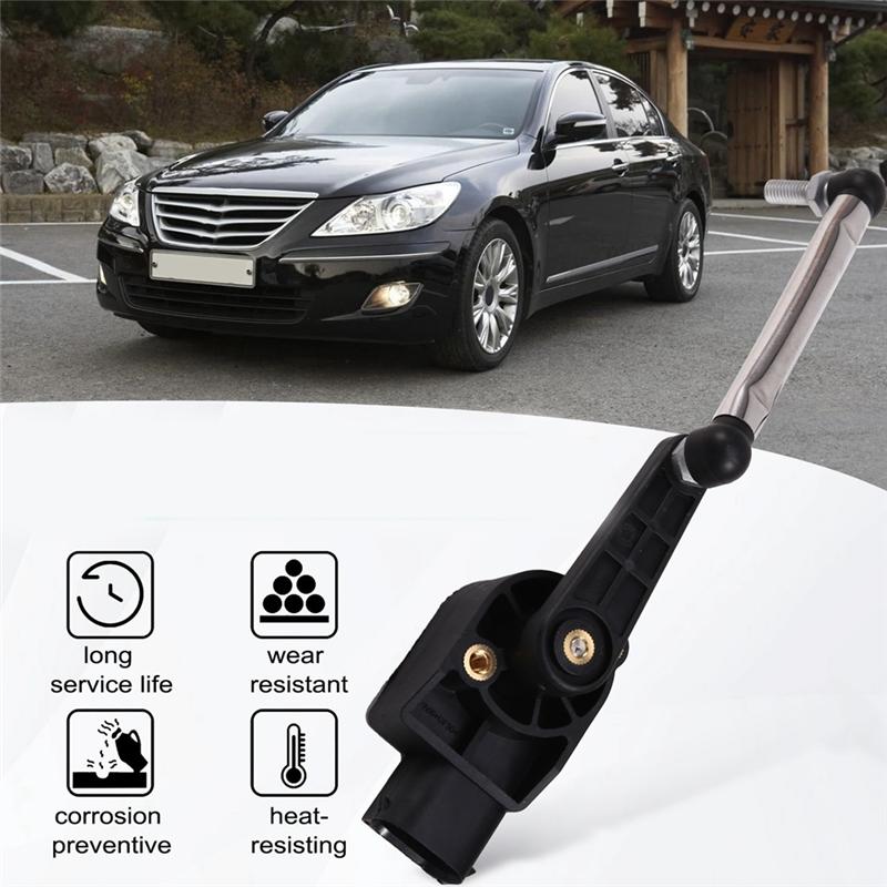 

Rear Body Height Level Sensor Complete Kit With Rod For Hyundai Equus Genesis 2008-2014, Model 55830-3M200 55830-3M300 Black Silver