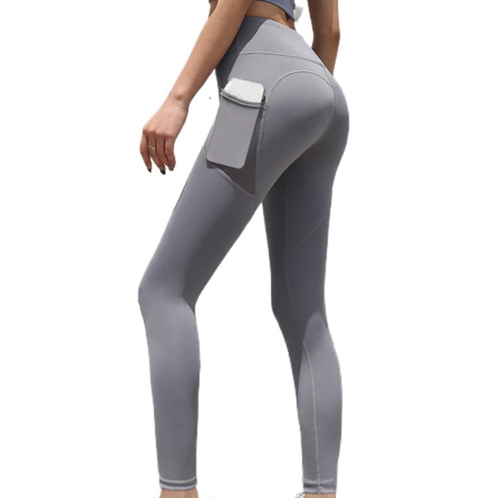 Mesh Pocket Yoga Pants High Waist Sports Pants Leggings Fitness Pants Exercise