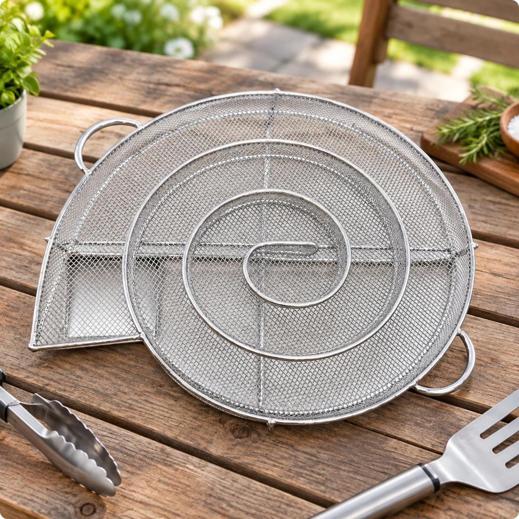 Silver Stainless Steel Cold Smoke Generator Tray Easy to Clean 304