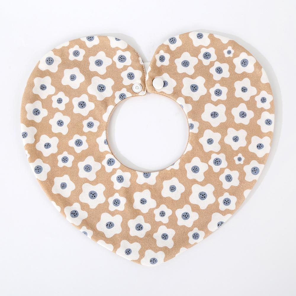 Korean Style Cotton Baby Bib - Double-Sided & Versatile for 0-2 Years