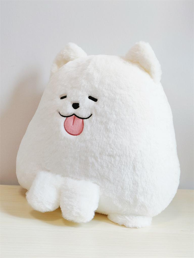 Cute 31cm-50cm Plush Dog Toy Pillow with PP Cotton Filling