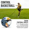 Football Kick Trainer Adjustable Soccer Training Elastic Belt Solo Soccer Ball Juggle Bag Auxiliary Rugby Training Equipment