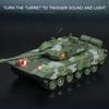 1/32 Scale SWAT 99B / M1A2 / Leopard 2 Diecast Tank Model Toy, Pull Back Toy Vehicle with Sound and Light for Kids Toddler Boys Girls Gift Collection