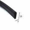 Black Car Rubber Sealing Sealing Strips Edge Protection U-Profile 5m Universal