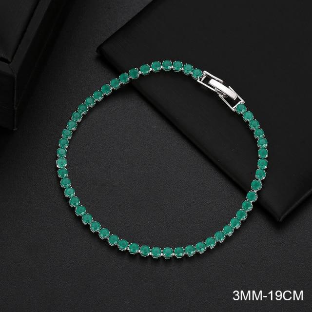 New Fashion Luxury 925 Sterling Silver Tennis Women's Bracelets Bangle for Women Christmas Gift Jewelry
