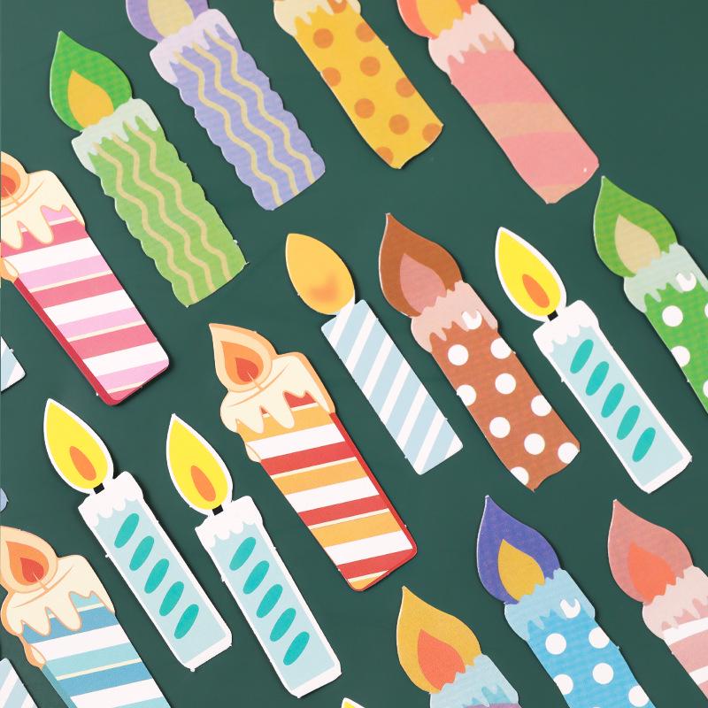 Cute Cartoon Candle Cake Toppers for Kids' Birthday Parties