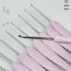Elegant Pink-Purple Resin Soft Grip Crochet Hook for Handmade Knitting and Wool Circular Needle Projects